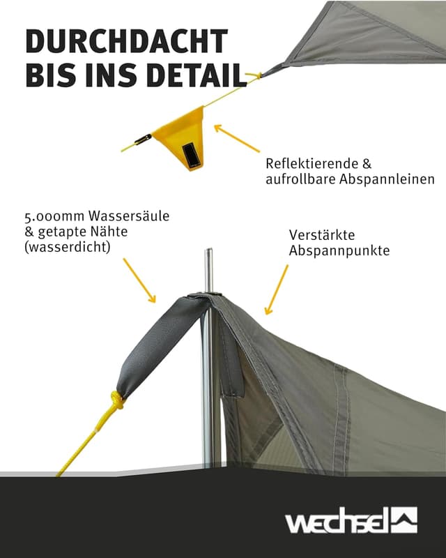Thumbnail 3 de Wechsel Wing M 5.000 mm Zeltdach 🌧