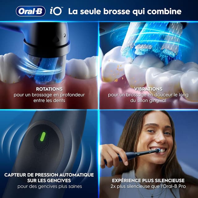 Detalle 2 de Oral-B iO 2 Brosse Dents Électrique Bleue