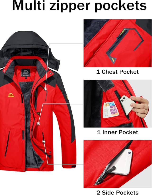 Thumbnail 4 de MAGCOMSEN Men's Winter Ski Jacket 1