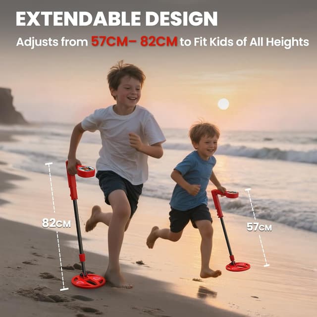 Detalle de DR.ÖTEK Kids Metal Detector 17cm LCD