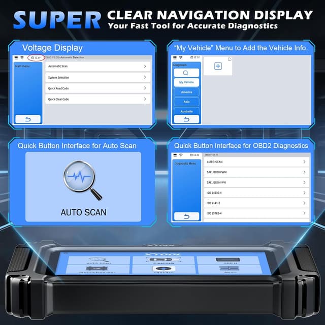 Detalle 2 de XTOOL D5 Car Code Reader with 10 Resets