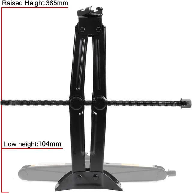 Detalle de LEADSTAND 2-ton scissor jack with drill conversion head (labour-saving design)