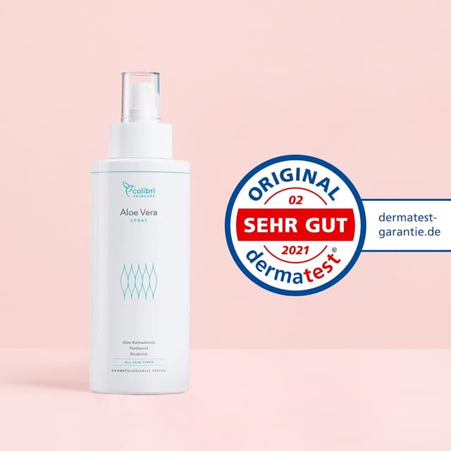 Detalle 2 de Colibri Skincare Aloe Vera Spray 250 ml : un spray apaisant pour peau et cuir chevelu