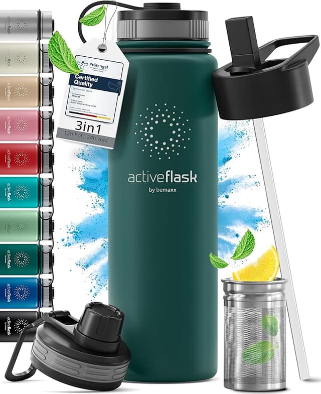 Imagen de Active Flask Botella Térmica Inox 1L y 500ml 🚰 en OfertitasTOP