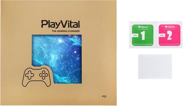 Thumbnail 6 de playvital Full Set Skin Sticker for ps5 Slim Console Disc Edition (The New Smaller Design), Vinyl Skin Decal Cover for ps5 Controller & Headset & Charging Station & Media Remote - Blue Nebula
playvital Full Set Skin Sticker for ps5 Slim Conso…