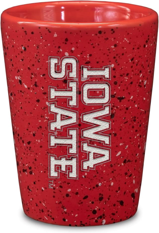 Detalle de Rico Industries NCAA unisex-adult Minimalist 2 oz ceramic shot glass