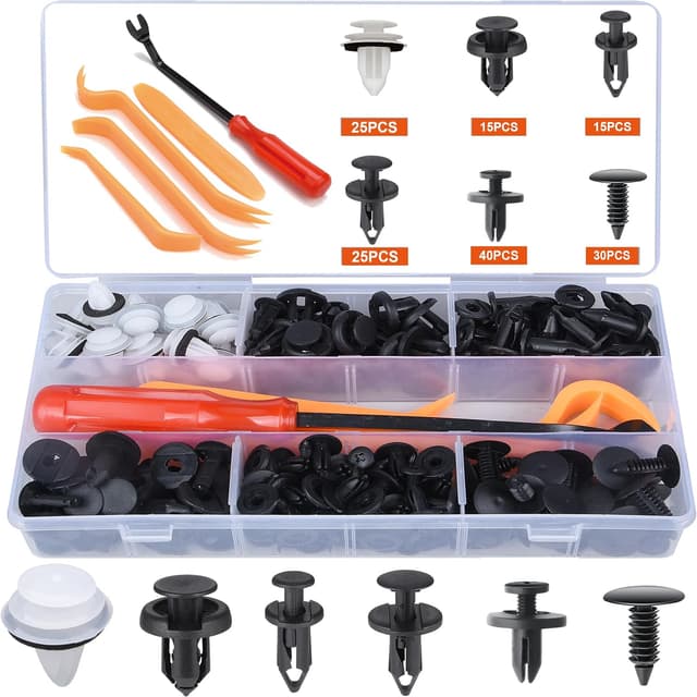 Imagen de Preciva 155 pièces clips fixation voiture 6 types en OfertitasTOP