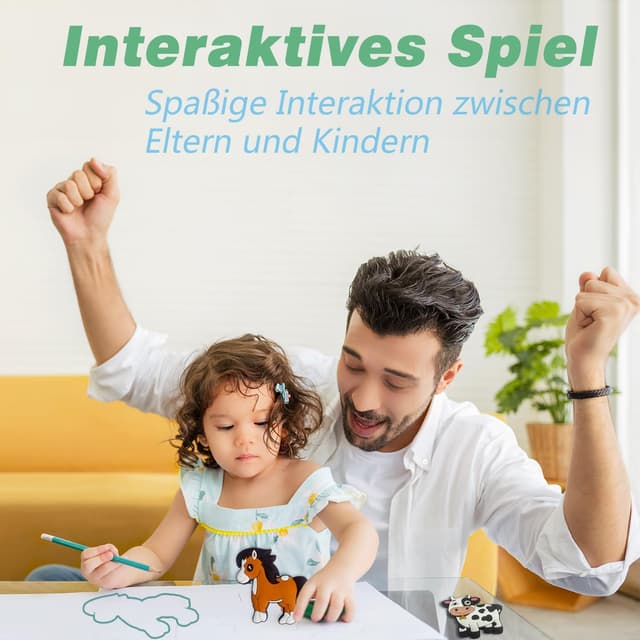 Thumbnail 6 de DUUMI Magnete Kinder: Kühlschrankmagnete mit Bauernhof-Tieren für Babys & Kleinkinder