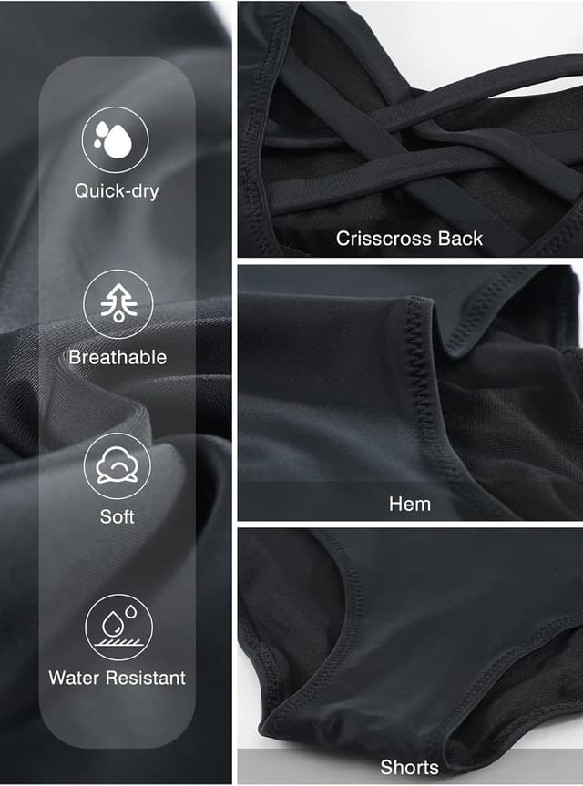 Thumbnail 4 de Aleumdr Color Block One-Piece Swimsuit