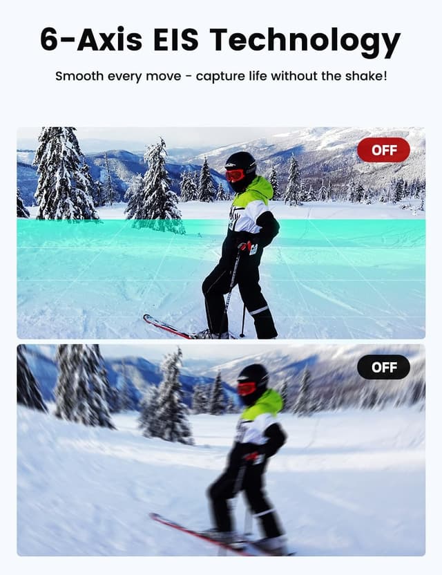 Detalle 1 de Apexcam K80 mini action cam 4K