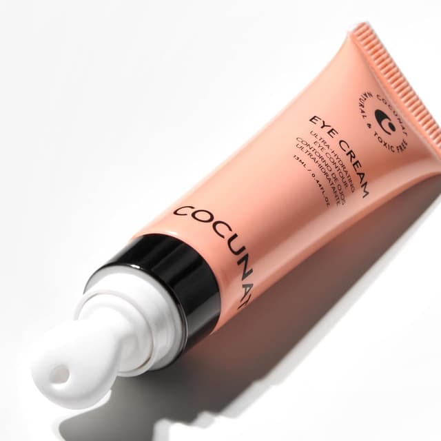 Detalle 2 de COCUNAT Augencreme mit Koffein & Hyaluronsäure (13 ml) und kaltem Keramikapplikator gegen Augenringe