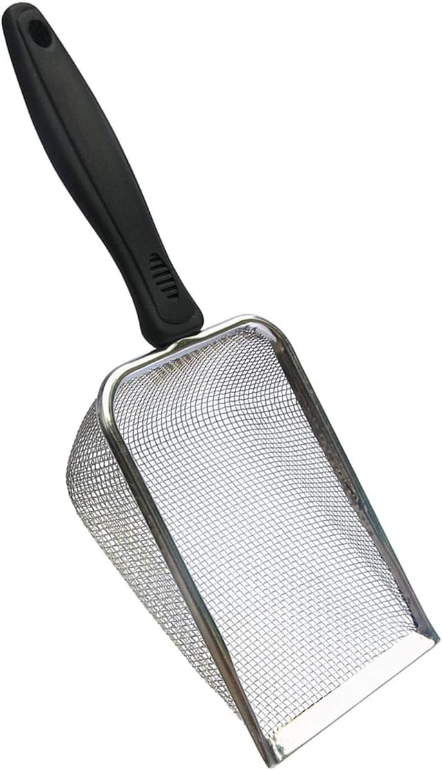 Detalle de Exo Terra Scoop Metallschaufel für Reptilienkot – praktische Schaufel zum Reinigen im Terrarium (1 Stück)