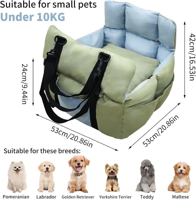 Thumbnail 4 de BingoPaw Dog Car Seat Carrier 49.5x40cm
