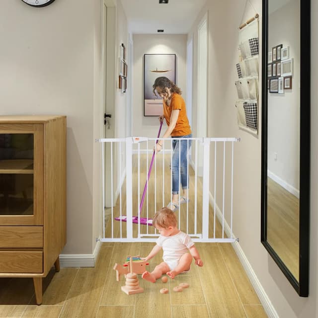 Thumbnail 6 de LAOYE Treppenschutzgitter 92 cm hoch