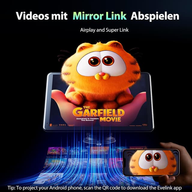 Thumbnail 6 de LAMTTO CarPlay wireless Android Auto su schermo IPS da 7 pollici con Bluetooth, FM e MirrorLink