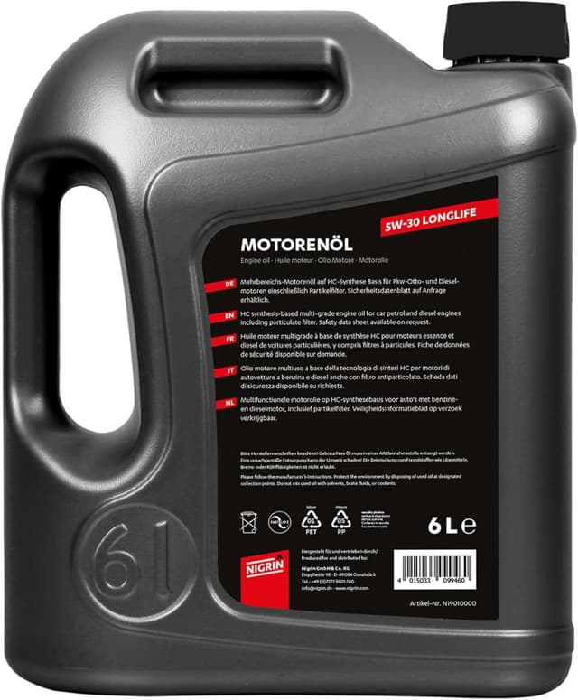 Thumbnail 6 de NIGRIN Motorenöl 5W-30 LongLife III 6 L 🚗