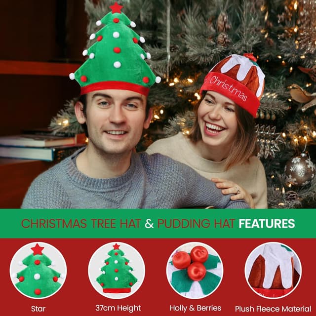 Thumbnail 6 de Novelty Christmas Hats Pack 6-piece