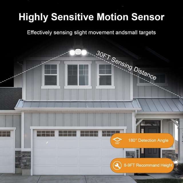 Detalle 2 de Toowell Security Lights 480 lumens