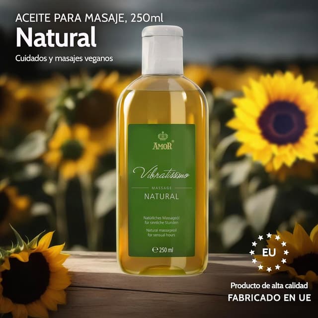 Thumbnail 1 de Vibratissimo "Natural" - Aceite de Masaje Afrodisíaco y Erótico