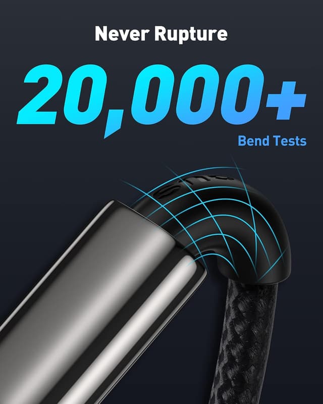 Detalle 2 de Baseus Cable USB C 100W Carga Rápida 1M ⚡