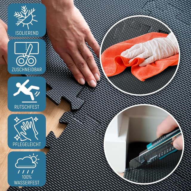 Thumbnail 6 de NEOLYMP Fitnessmatte Bodenschutz 10 mm