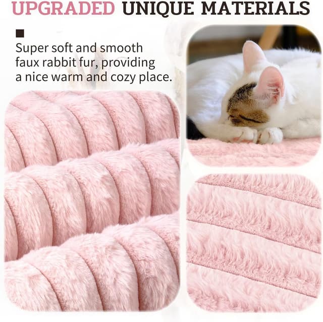 Detalle 2 de Fluffy self-warming cat mat, 86cm