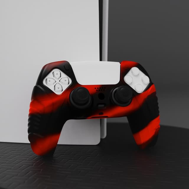 Detalle 1 de PlayVital PS5 protective case 1 pair grips