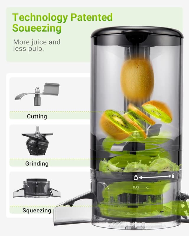 Thumbnail 3 de TUUMIIST Cold Press Juicer 120MM Auto Feed
