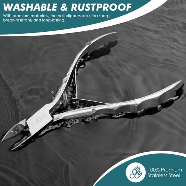 Thumbnail 4 de Auxmir 5" curved toenail clippers for ingrown nails