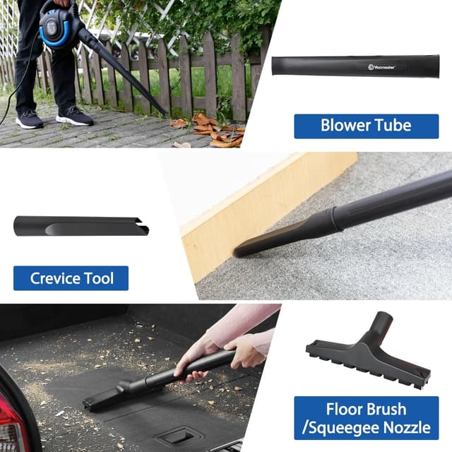 Detalle de Vacmaster VBVB1223PF aspirapolvere secco e bagnato 1200 W da 23 L con soffiatore estraibile