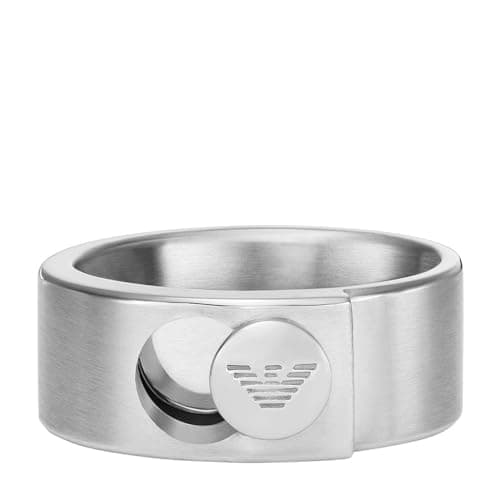 Detalle 2 de Emporio Armani EGS3090040 alianza 20 plateado