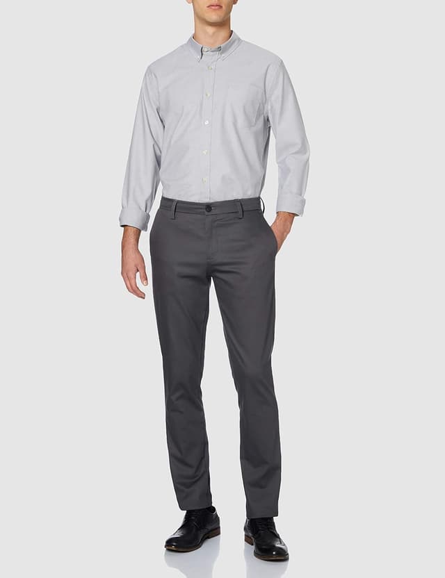 Detalle de Dockers Signature Khaki Slim Gris 32W 30L