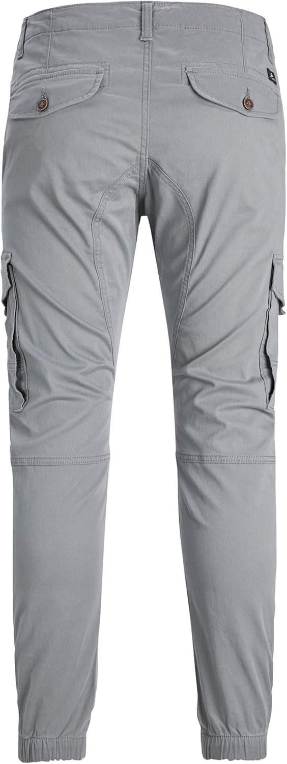 Detalle 2 de JACK & JONES Herren Cargo-Hose Slim Fit (Low Rise) aus Baumwollmix