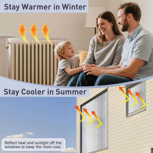 Thumbnail 4 de Radiator Reflector Foil Insulation 5m roll ๐