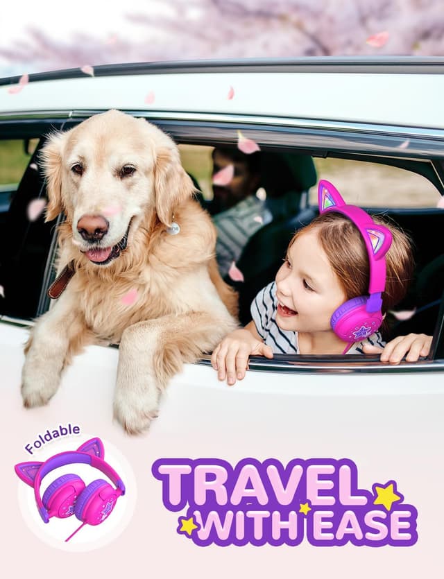 Detalle 2 de iClever Kinder Kopfhörer 85 dBA