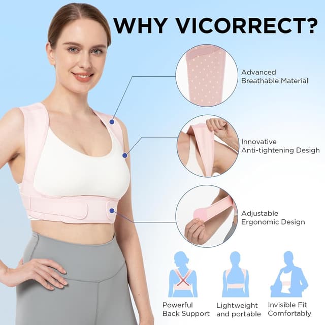 Thumbnail 3 de Vicorrect Back Posture Corrector M-L