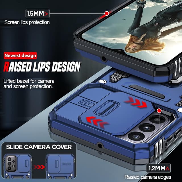 Detalle 2 de LeYi Samsung A23 Protective Case 2 Pack