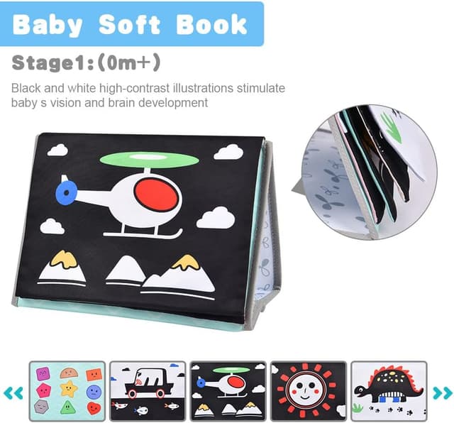 Thumbnail 3 de Libro di stoffa Aolso Giochi Montessori 6 pagine