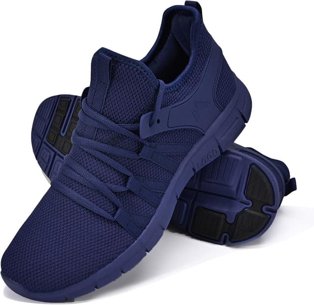 Detalle de INZCOU Lightweight Running Shoes – Breathable Non-Slip Mesh Sneakers for Gym & Walking