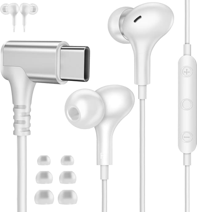 Detalle de ASKUBSKU USB-C In-Ear 90° 1,2 m Kabel