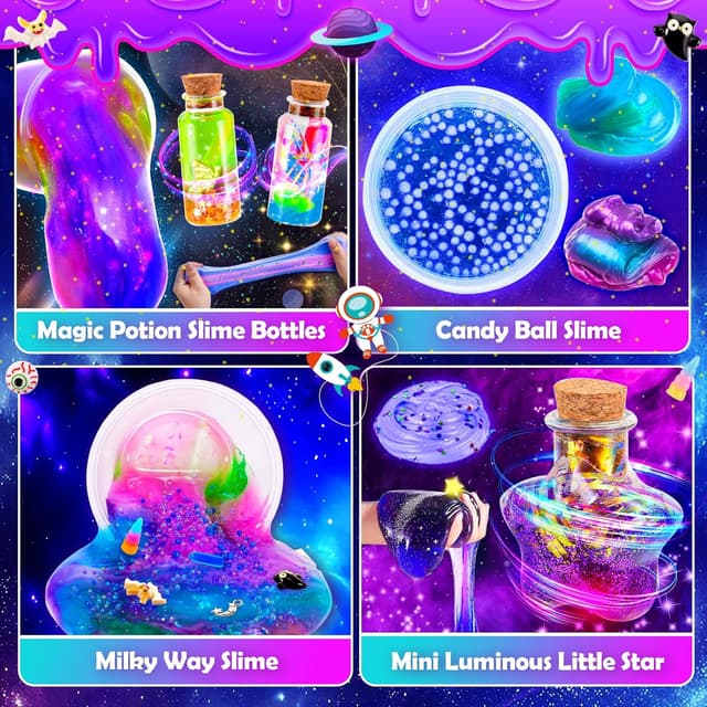 Thumbnail 2 de iKidiki Galaxy Slime Kit for Kids