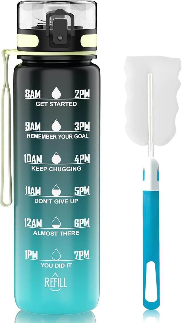 Detalle de QIVORO 1 litre time marker bottle