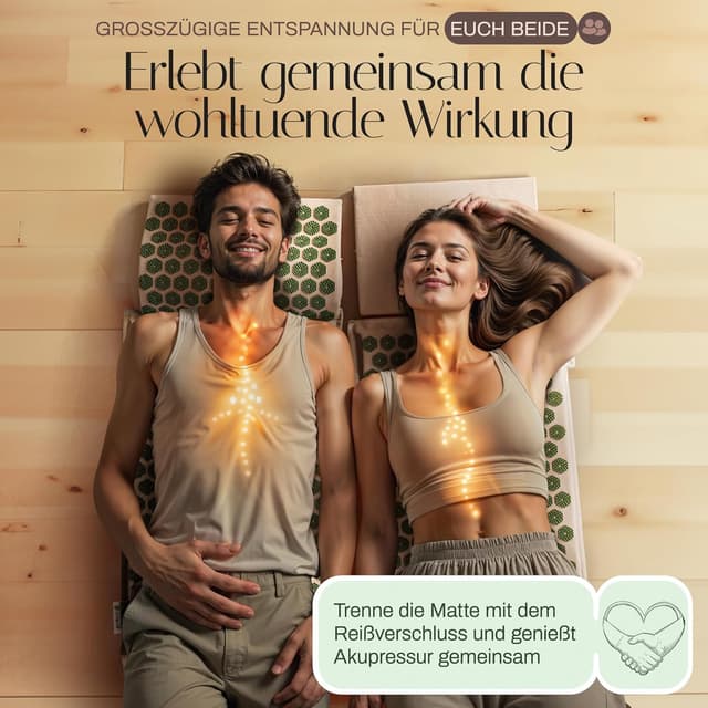 Detalle 1 de HEINZmade Akupressurmatte XL mit 19.000 Spitzen