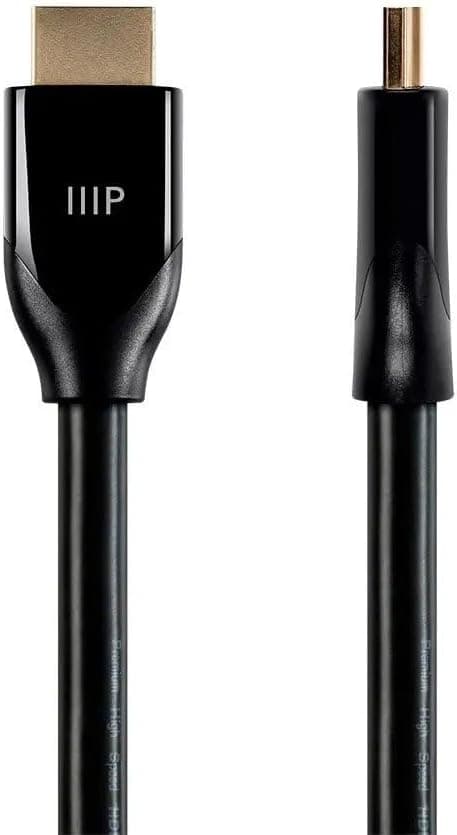 Thumbnail 6 de Monoprice 4K Certified Premium High Speed HDMI Cable (4K60Hz, 18Gbps, HDR) — 25ft Black