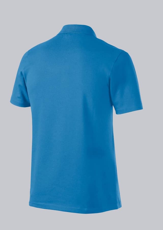 Detalle de Unisex-Poloshirt BP 1712-230-0116 in 2XL, 1/2-Ärmel, Stretch in Azurblau