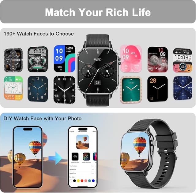 Thumbnail 2 de Smart Watch A7 1.85" AMOLED Fitness Watch