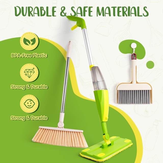 Detalle de Kids Cleaning Toy Set 3+ with Spray Mop