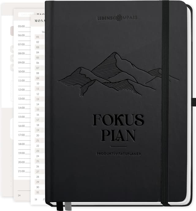 Detalle de Lebenskompass Erfolgsjournal FOKUS PLAN