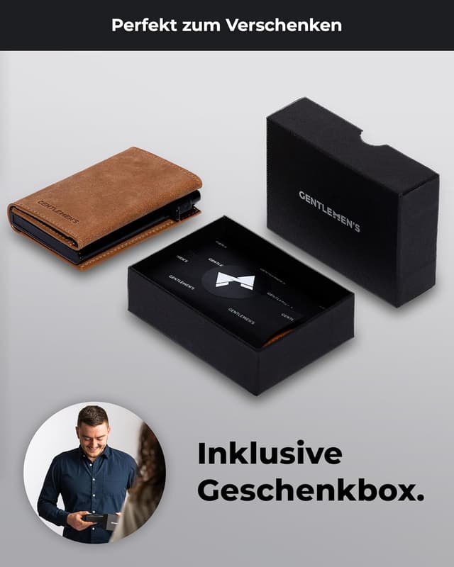 Detalle 2 de Gentlemen’s Cardholder Kreditkartenetui mit RFID