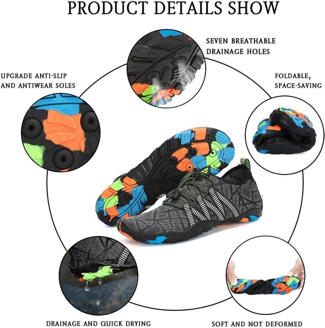 Detalle 2 de SAGUARO Badeschuhe Wasserschuhe 35-48 EU